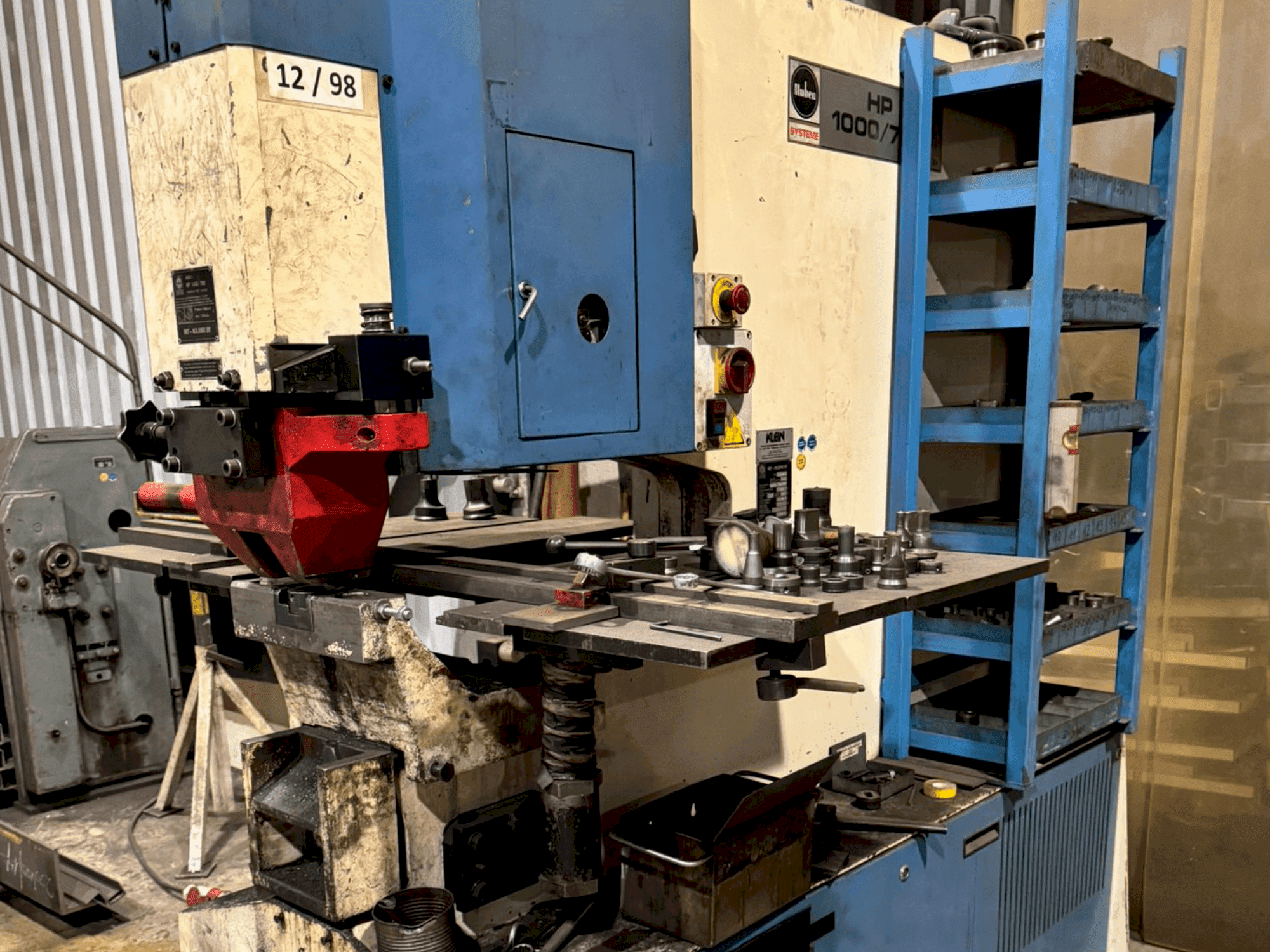 Vista Frontal da KLEIN HP 1000/760 máquina