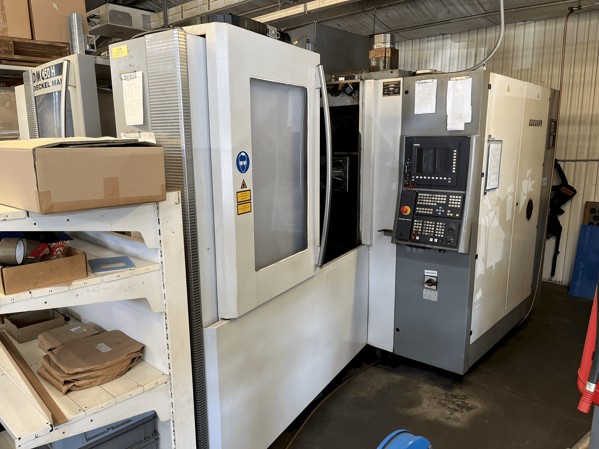 Vista Frontal da DMG MORI DMC 50H máquina