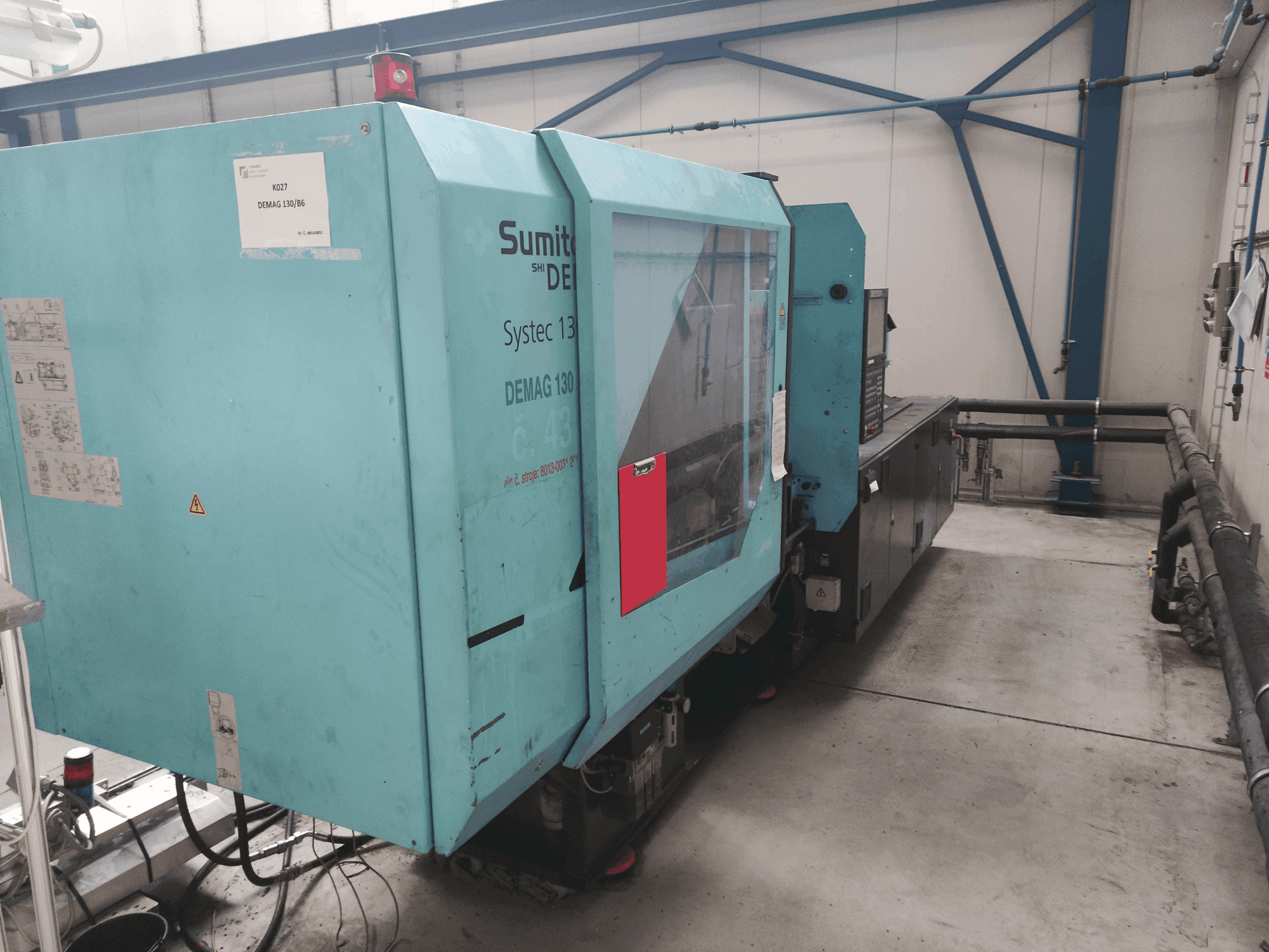 Vista Frontal da DEMAG Systec 130/475-430 máquina