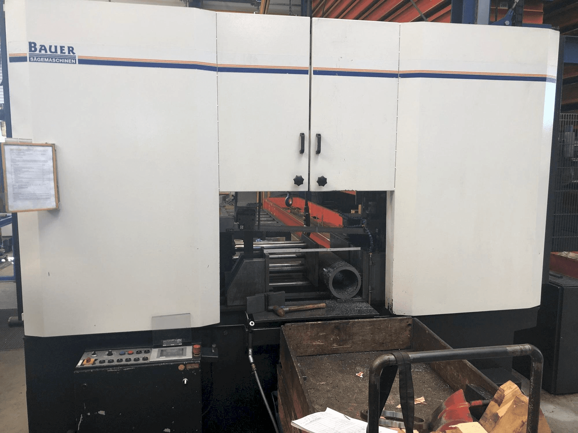 Vista Frontal da BAUER SA 550 ZA máquina