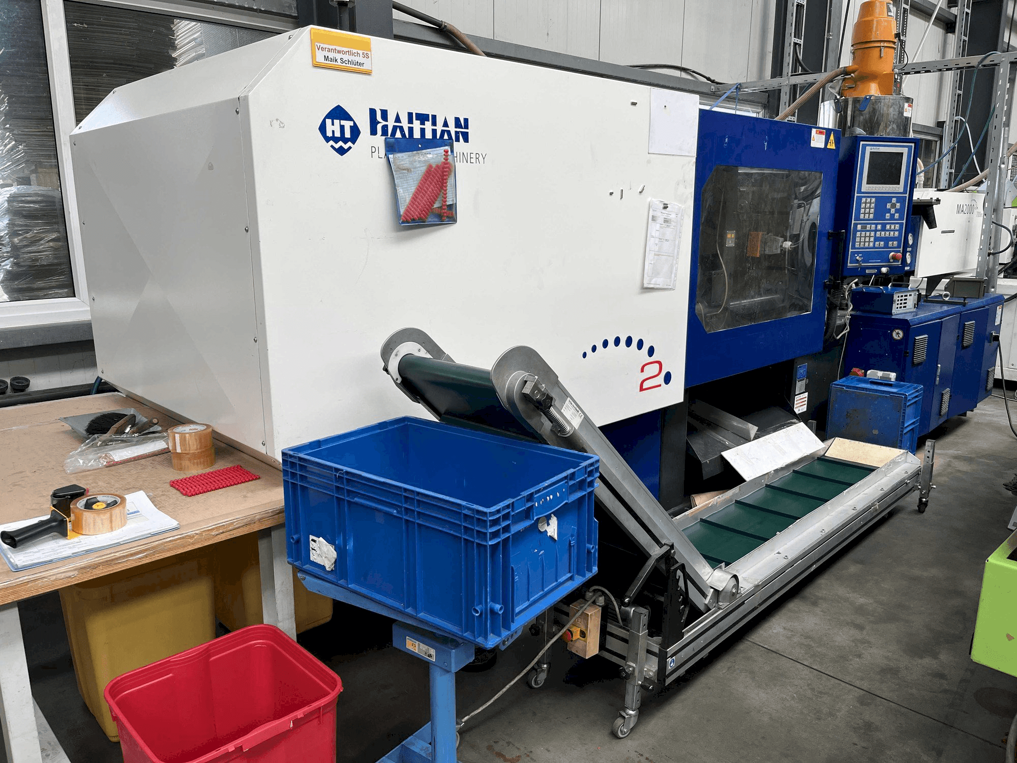 Vista Frontal da HAITIAN MA2000 II/700eco máquina