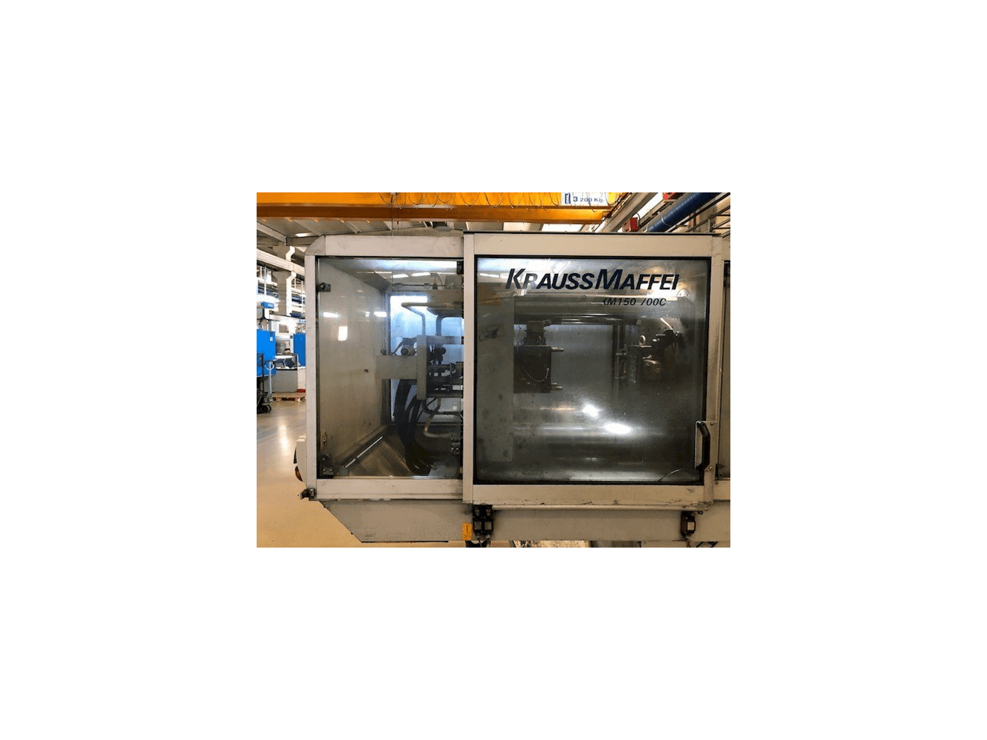 Vista Frontal da Krauss Maffei 150-700 C2 máquina