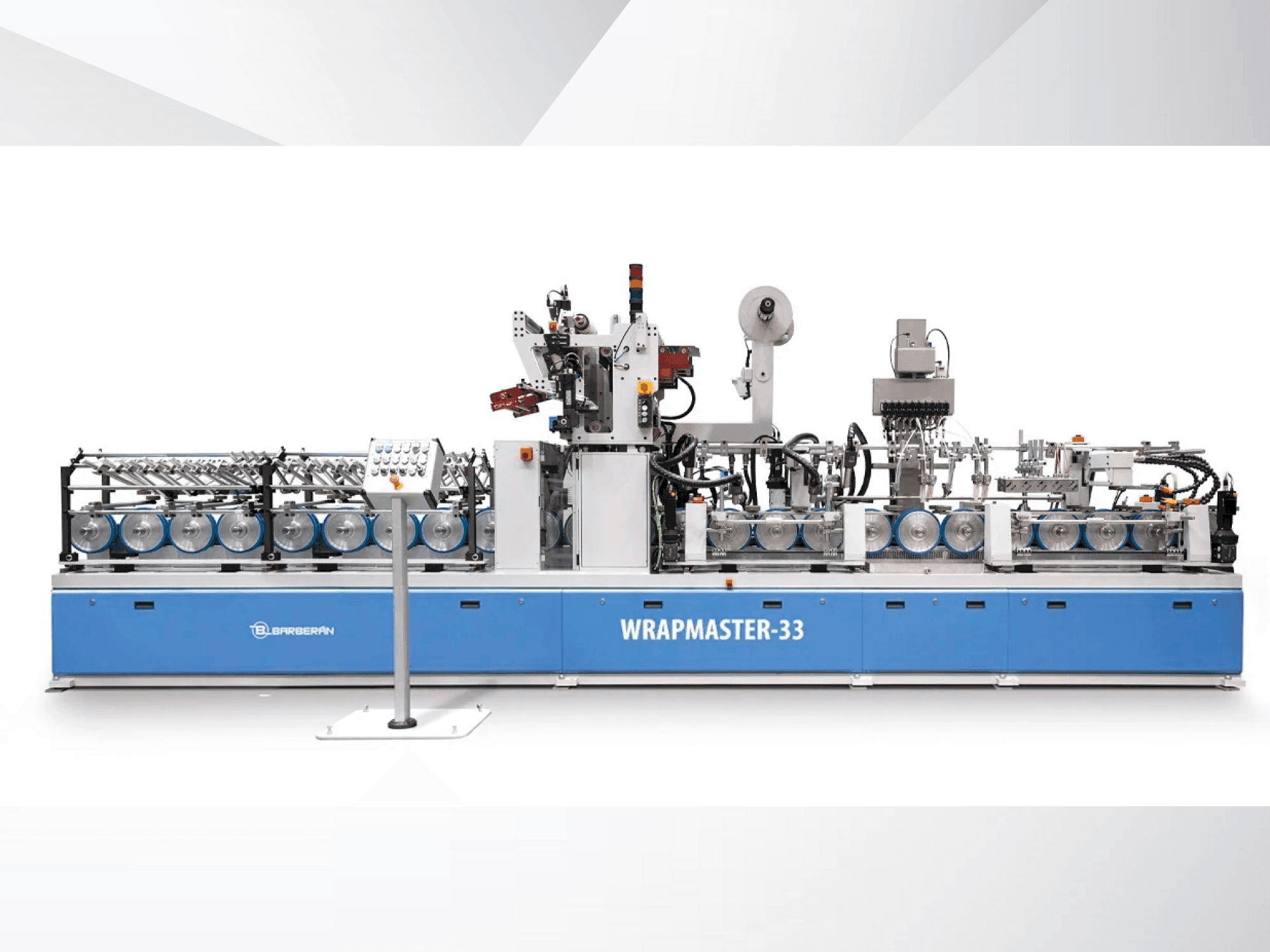 Vista Frontal da Barberan WM-33 máquina