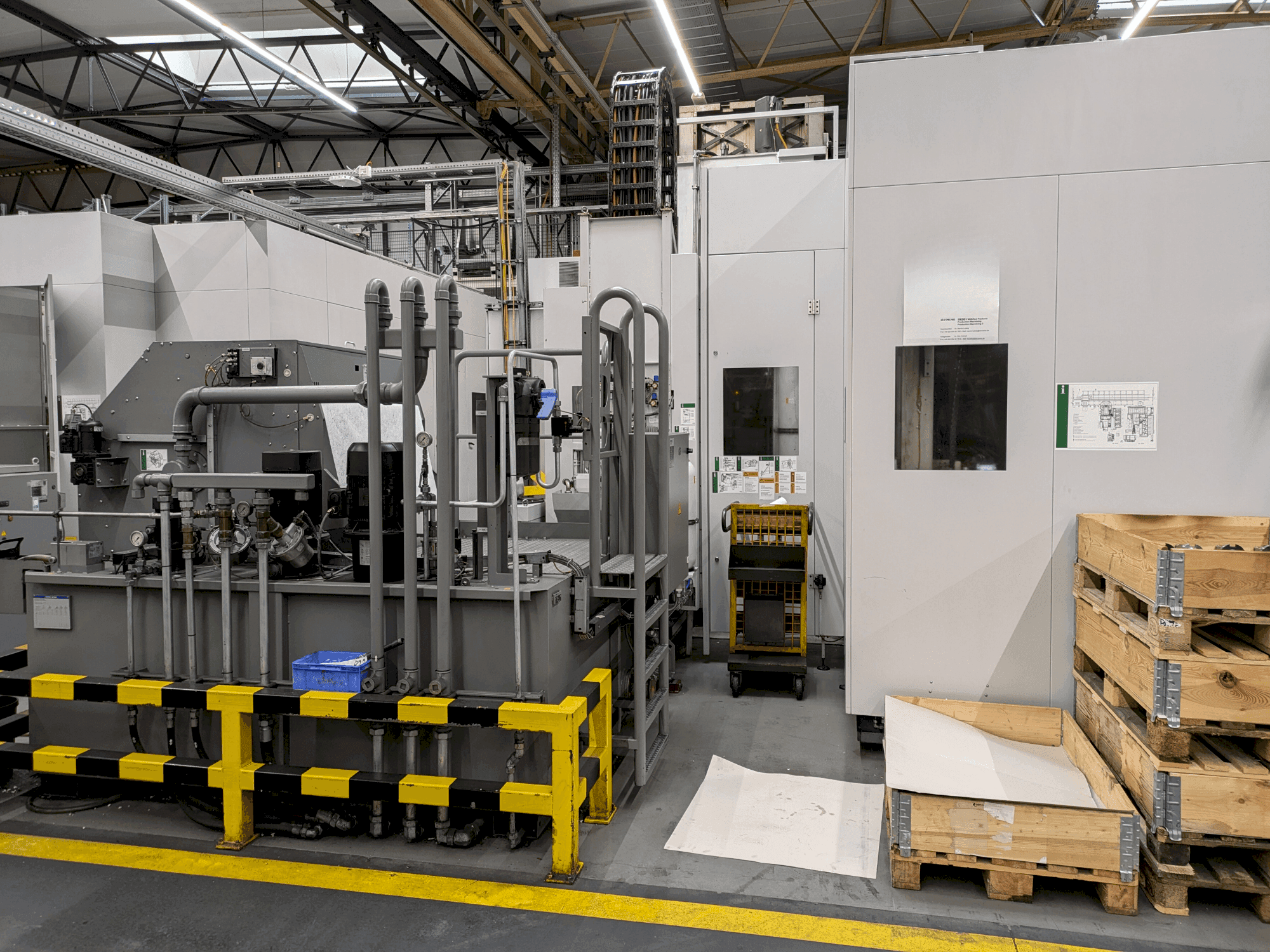 Vista Frontal da Heckert HEC 1000 H/V máquina