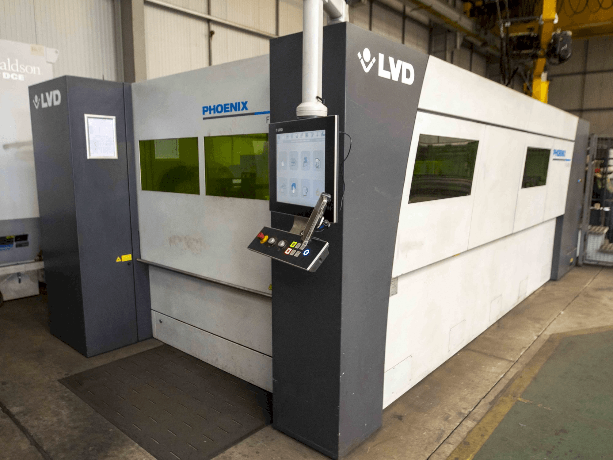 Vista Frontal da LVD máquina