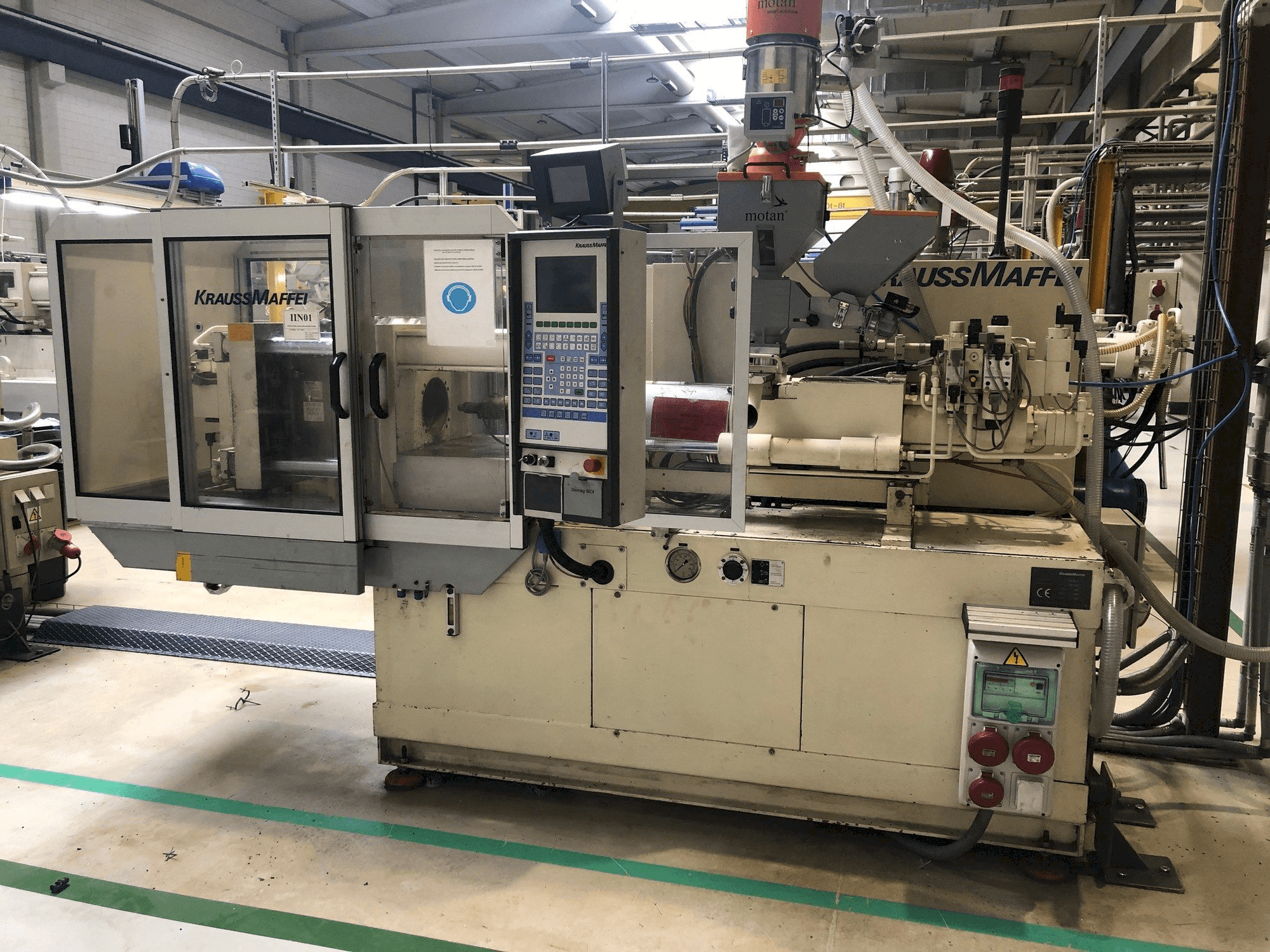 Vista Frontal da Krauss Maffei 50-190 C1 máquina
