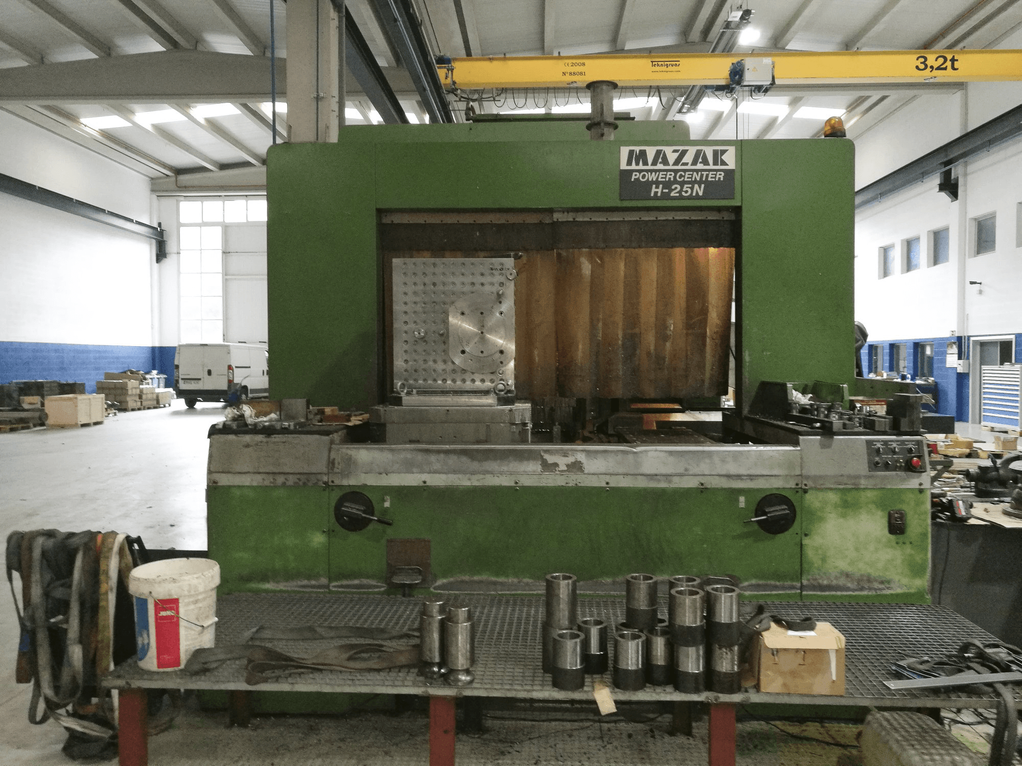 Espaço de trabalho da Mazak H-25N máquina