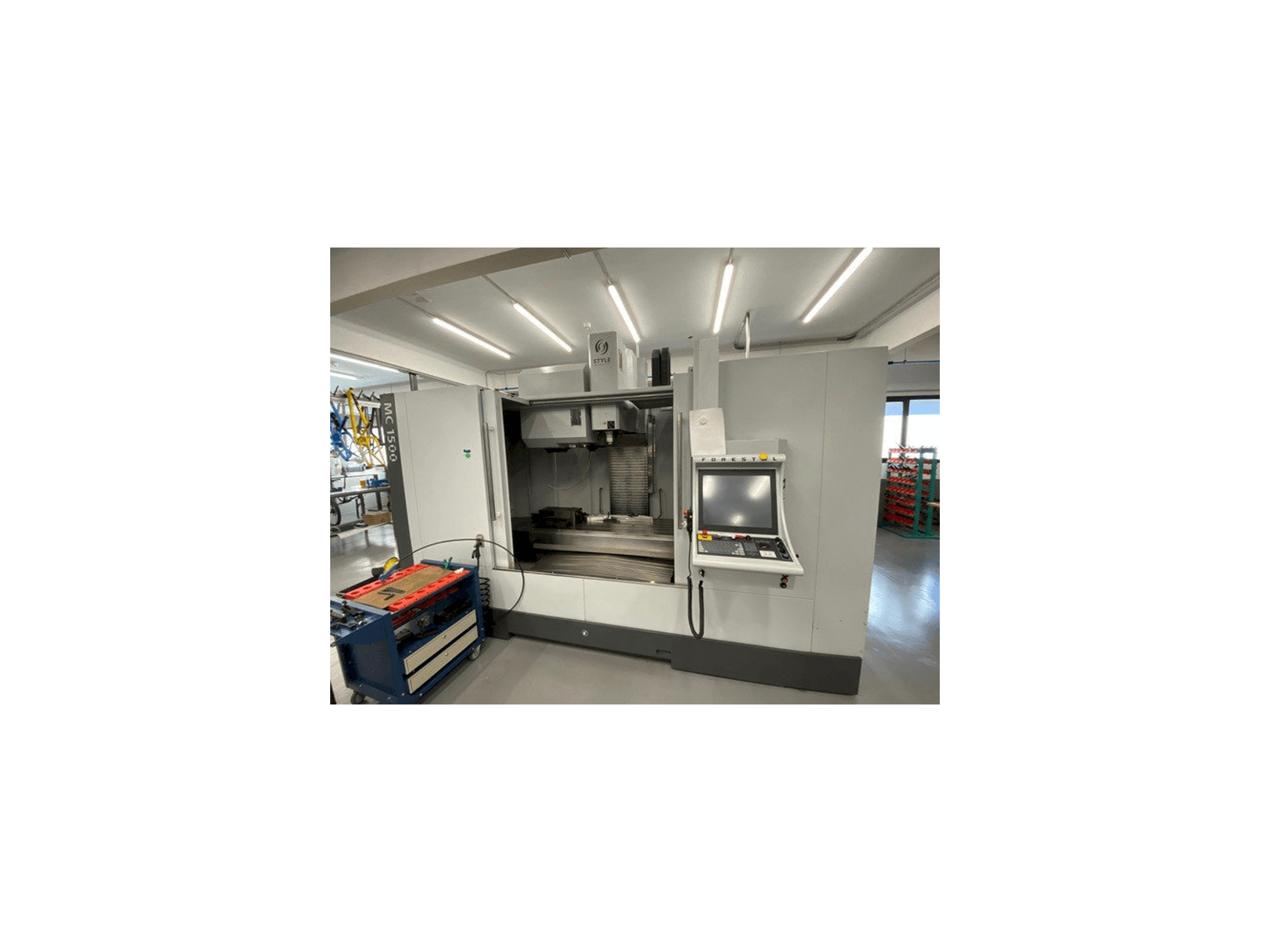 Vista Frontal da STYLE MC 1500 máquina