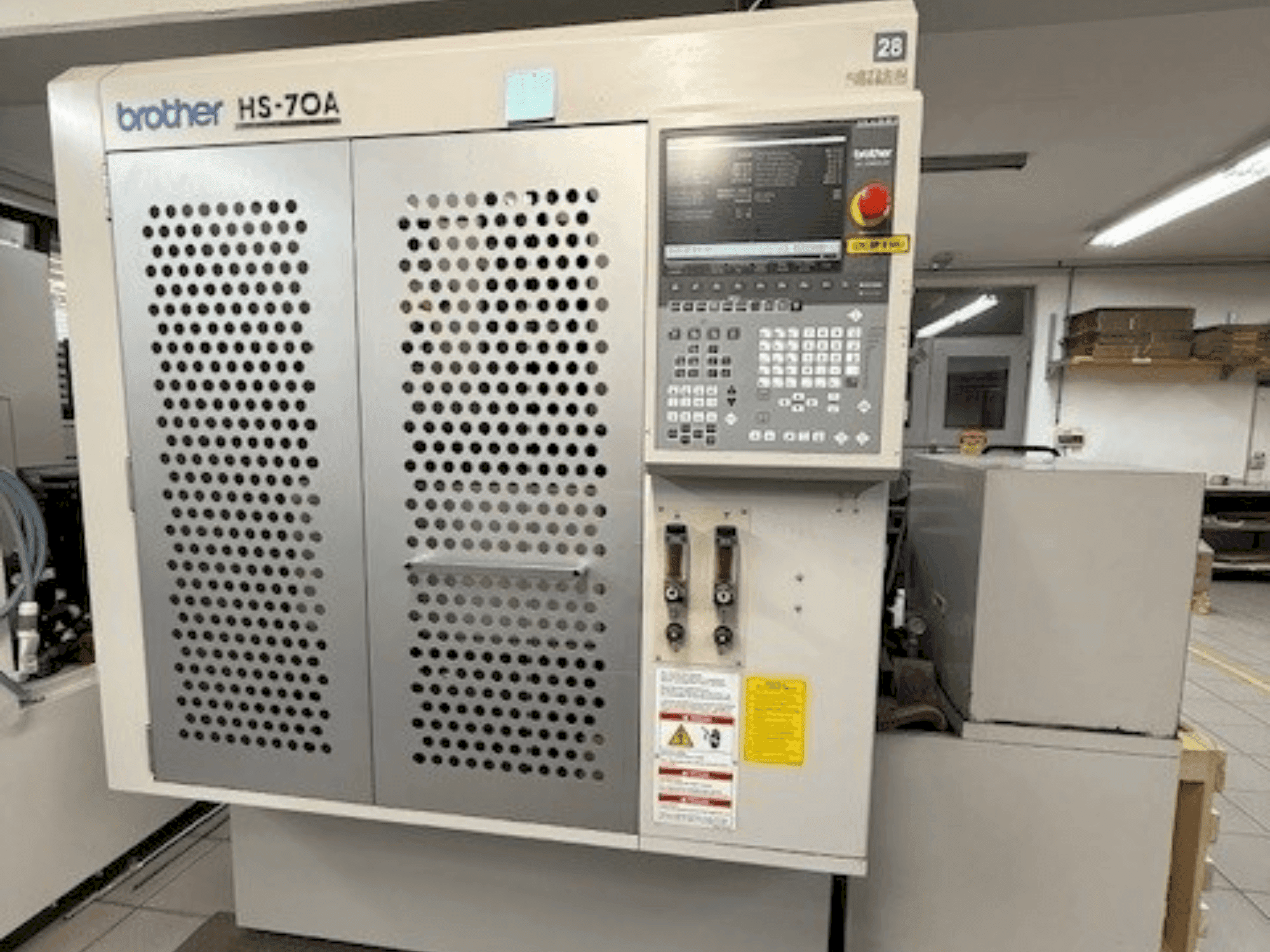 Vista Frontal da Brother HS-70A máquina