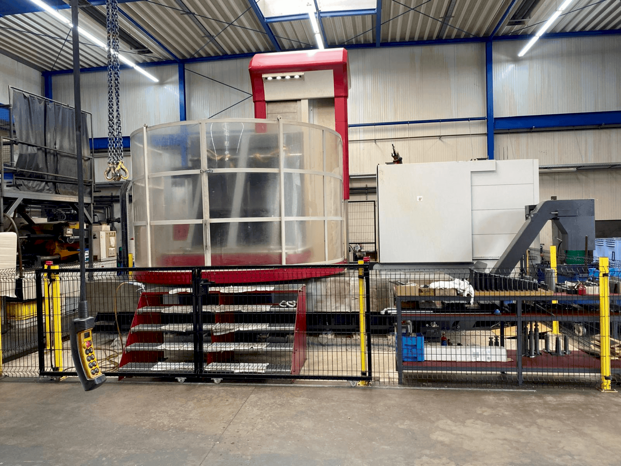 Vista Frontal da FERMAT WFT 13 CNC máquina