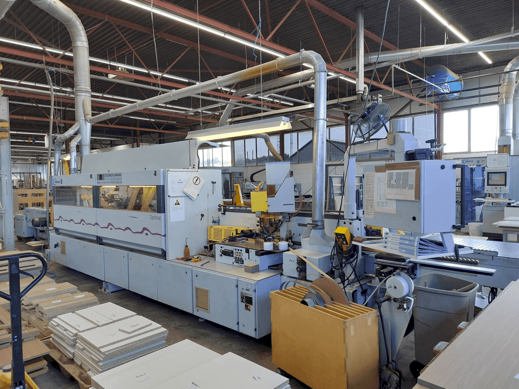 Vista Frontal da HOMAG Optimat KL 78/A20/S2/Z máquina