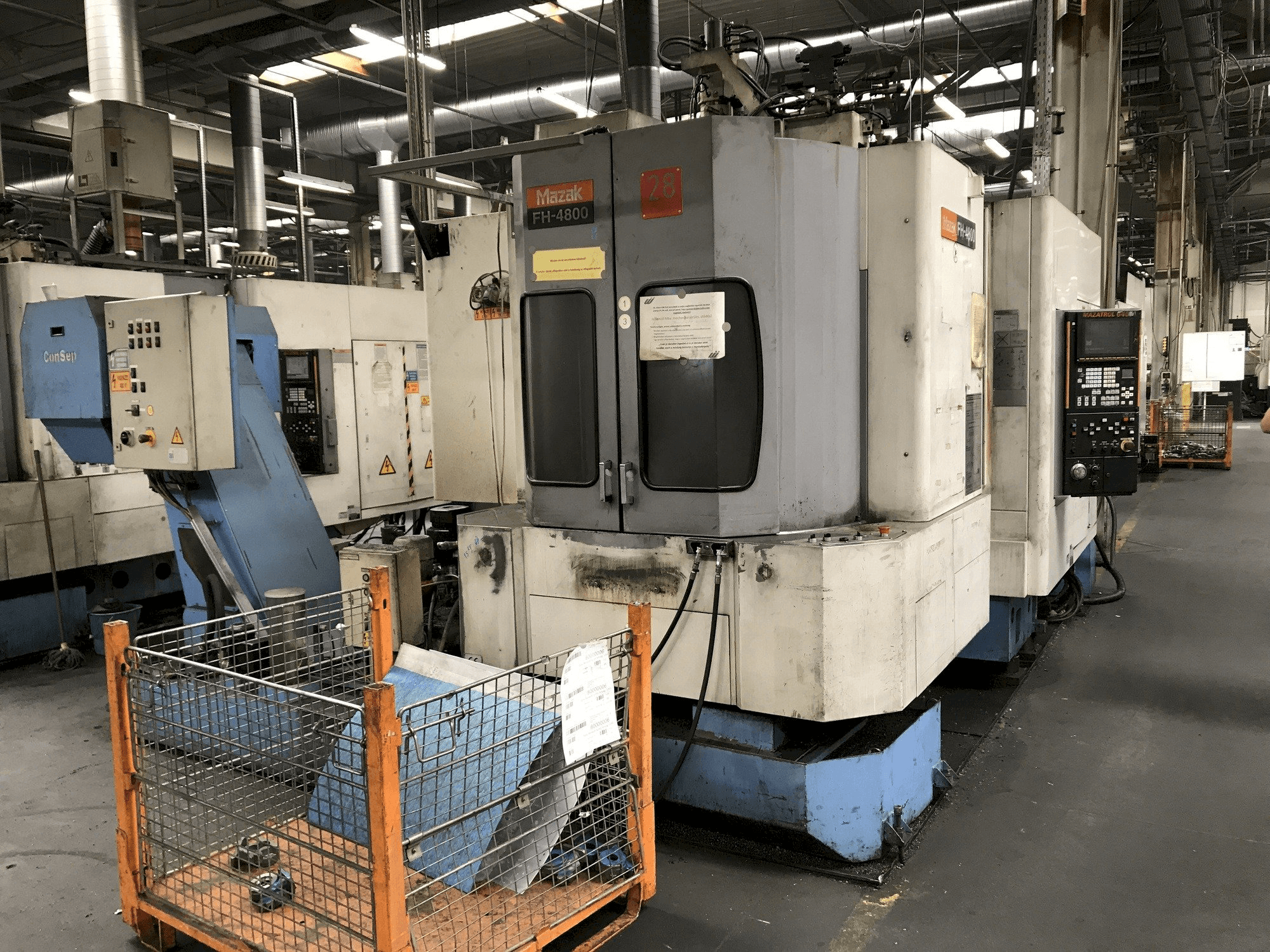 Vista Frontal da Mazak FH-4800 40T máquina