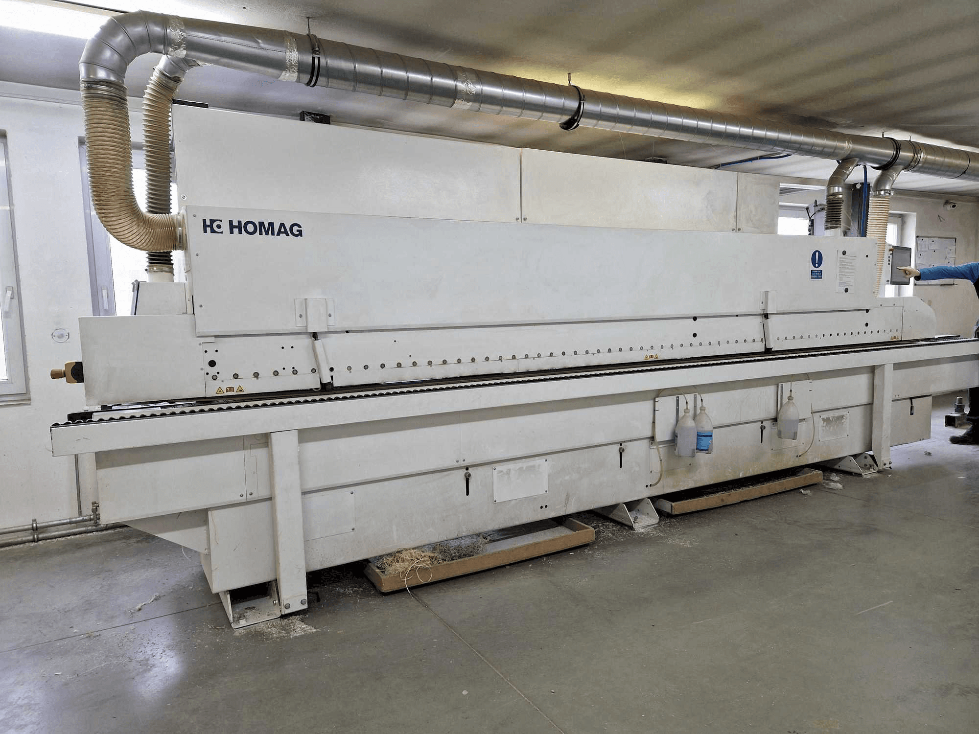 Vista Frontal da HOMAG Edgeteq S-390 Optimat KDF 860C máquina