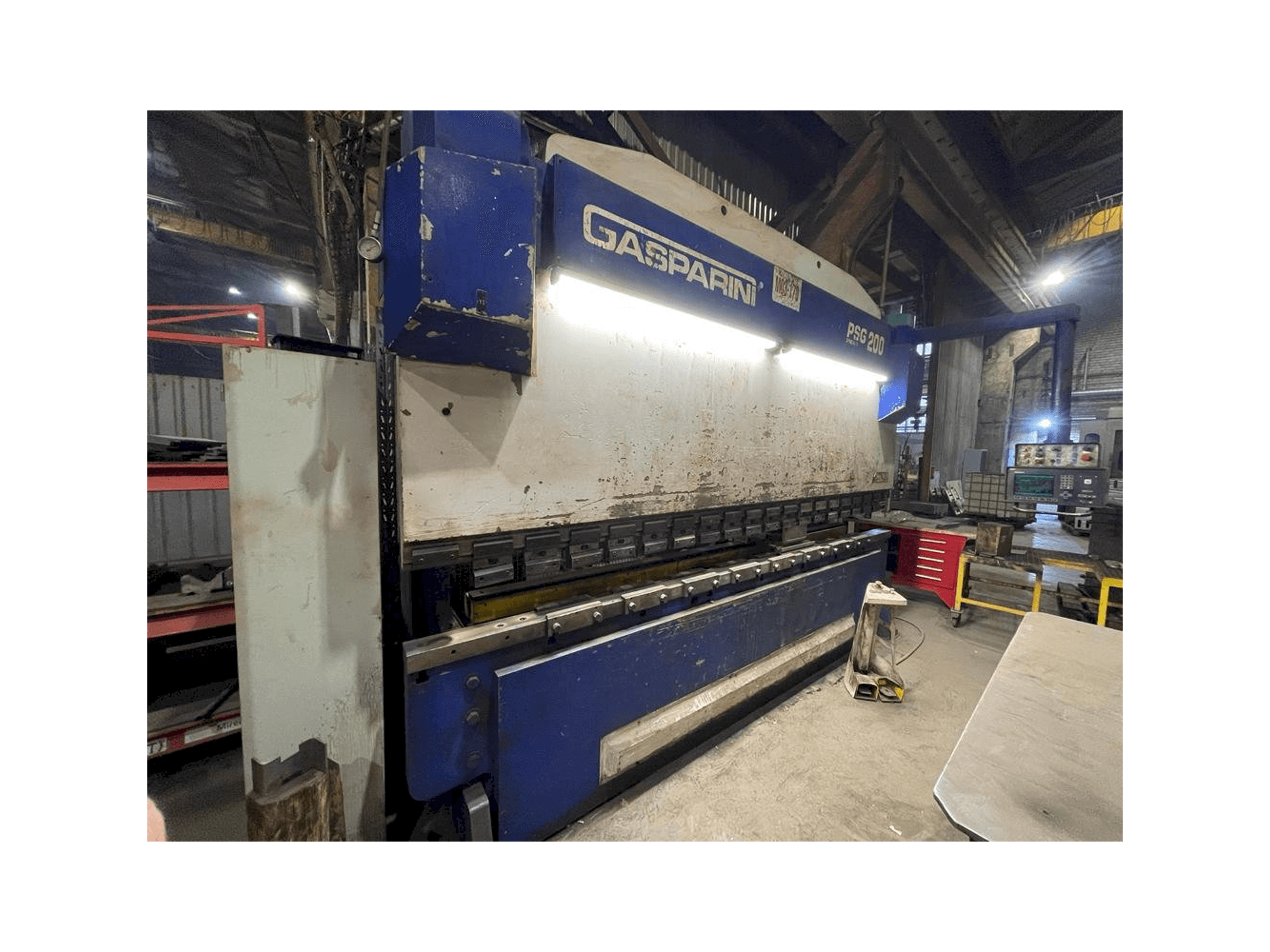 Vista Frontal da GASPARINI PSG 200/4000 máquina