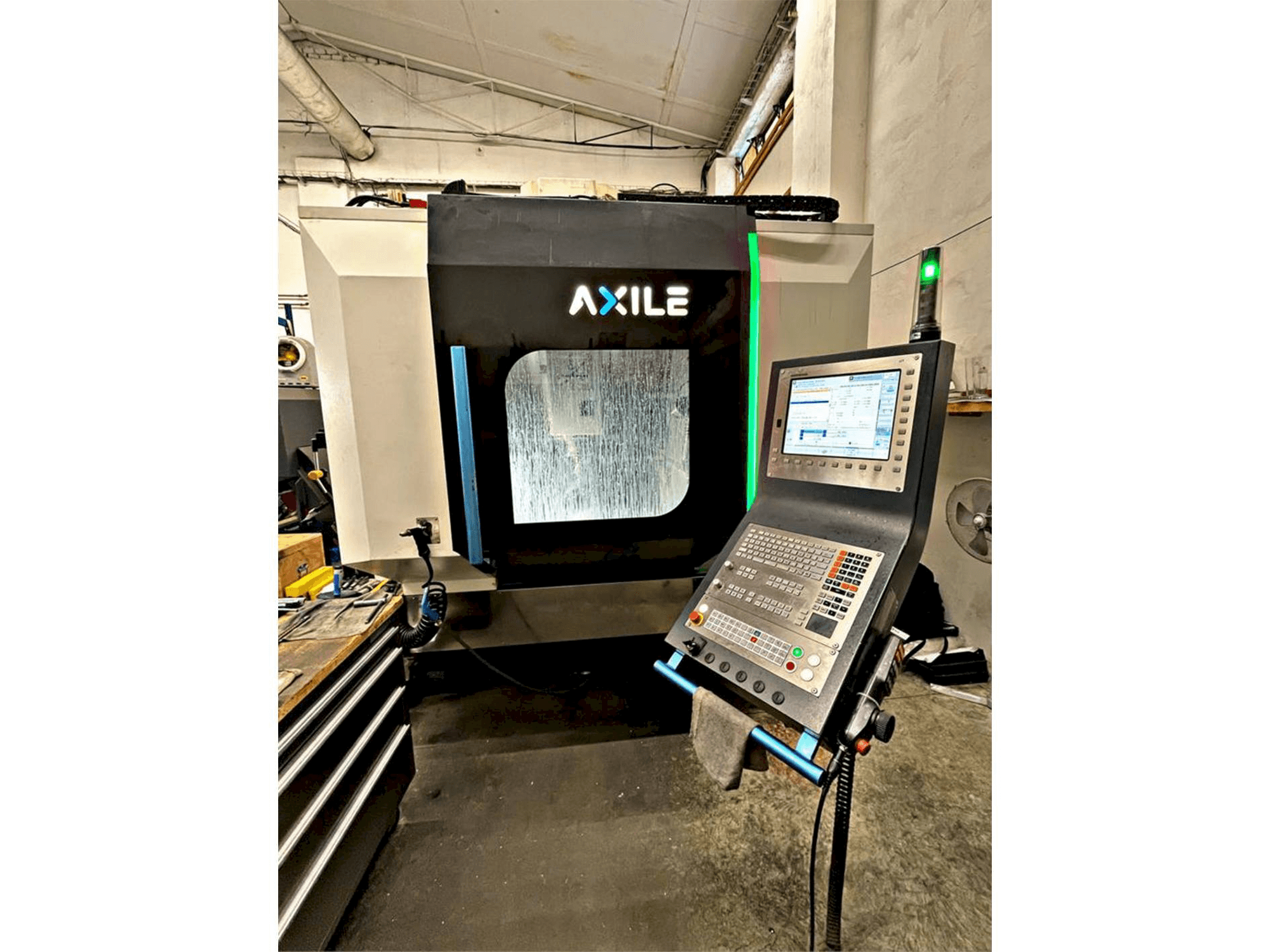 Vista Frontal da AXILE G6 máquina