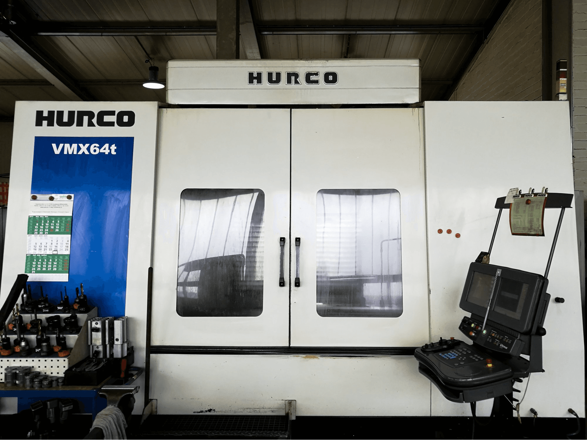 Espaço de trabalho da Hurco VMX64/40T máquina