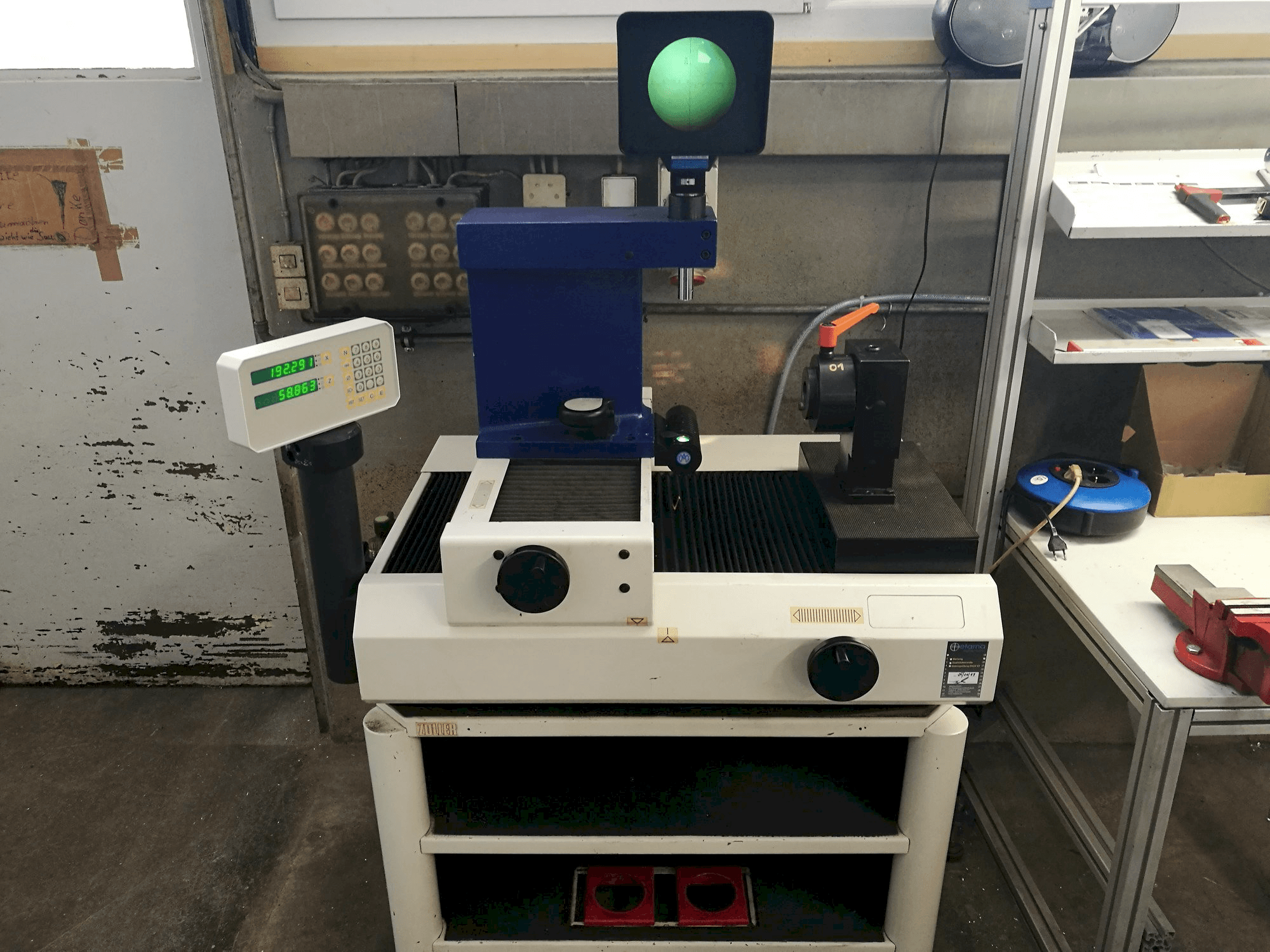 Vista Frontal da Zoller H420 máquina