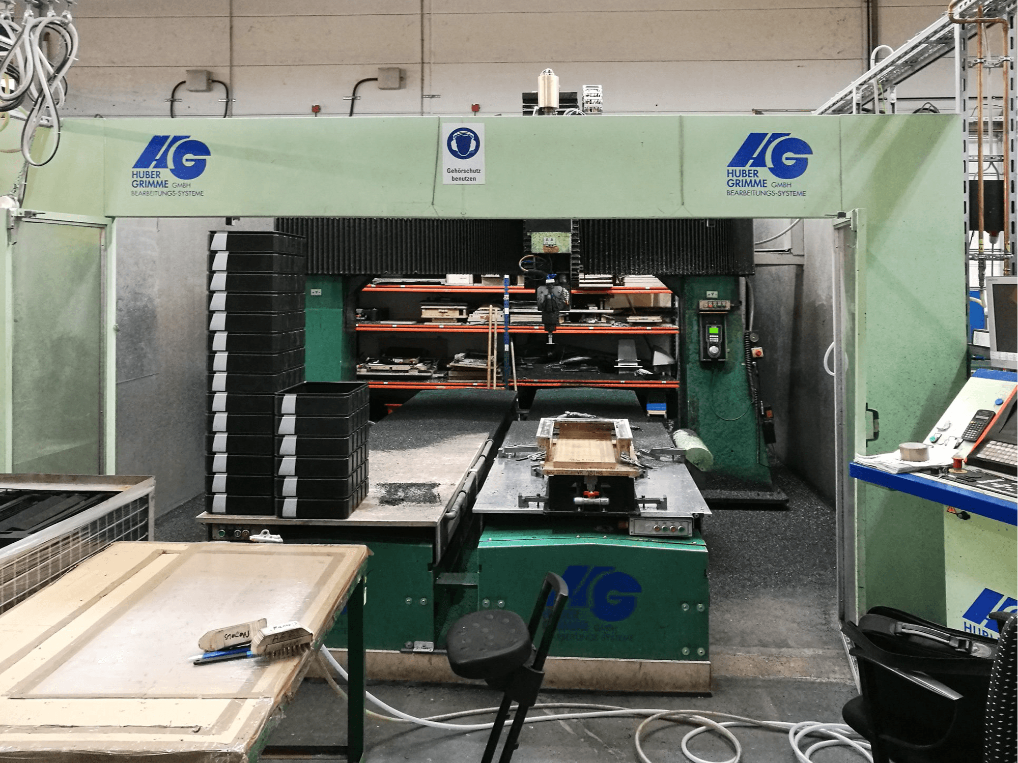 Vista Frontal da Huber&Grimme HG3000T máquina