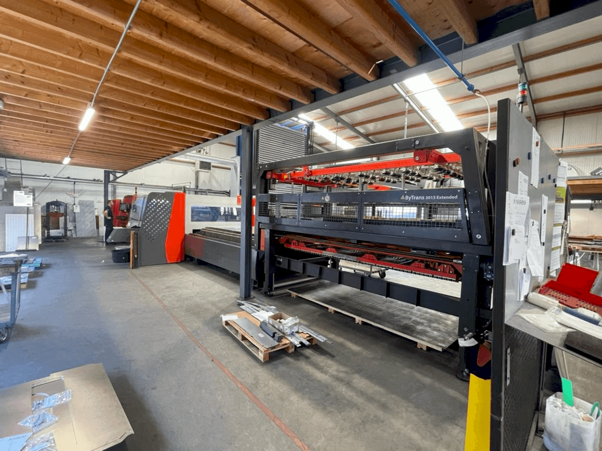 Vista Frontal da Bystronic ByTrans 3015 Extended máquina