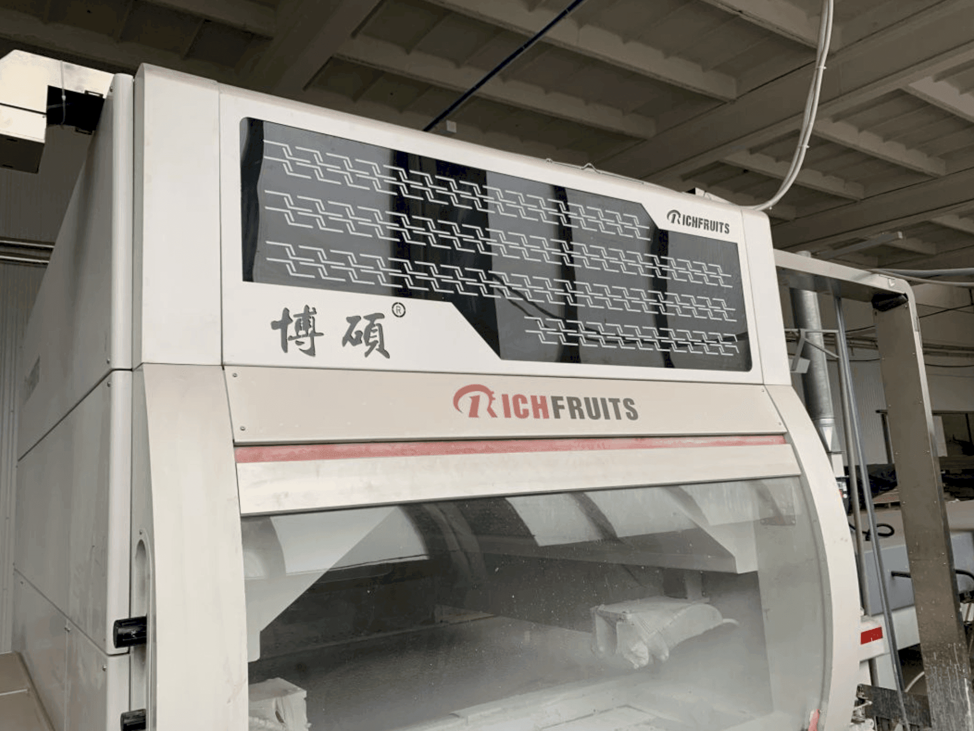 Vista Frontal da GIARDINA RICHFRUITS / NEOMEC / KREMLIN Painting Line máquina