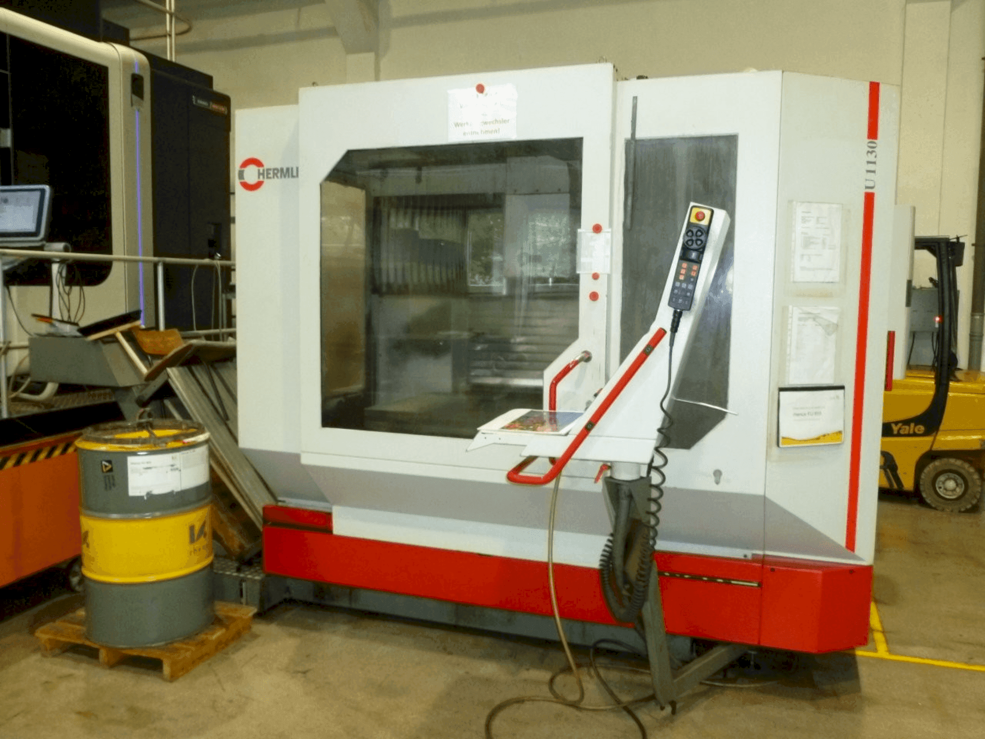 Vista Frontal da HERMLE U1130 máquina