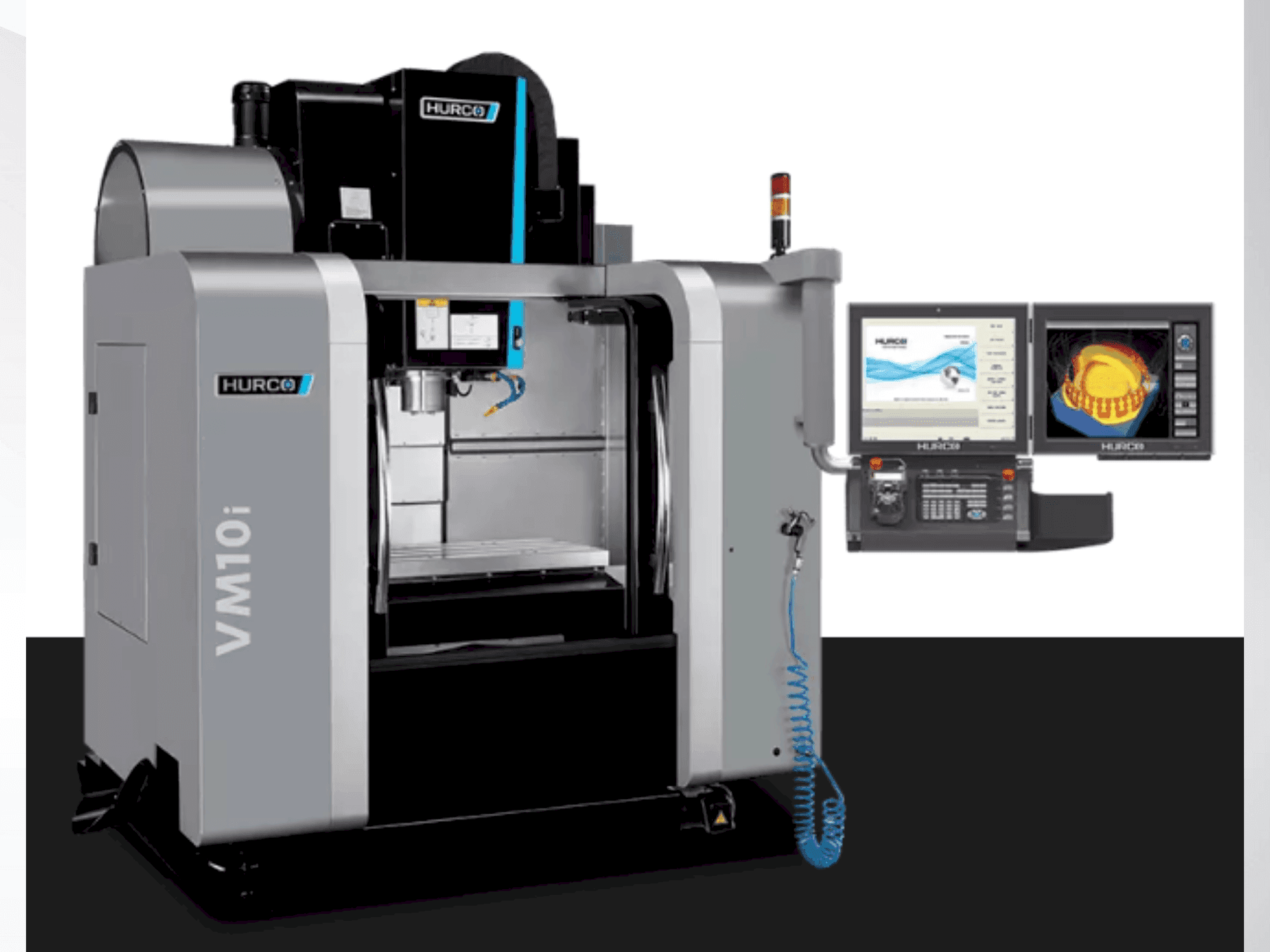 Vista Frontal da Hurco VM 10 i Plus máquina