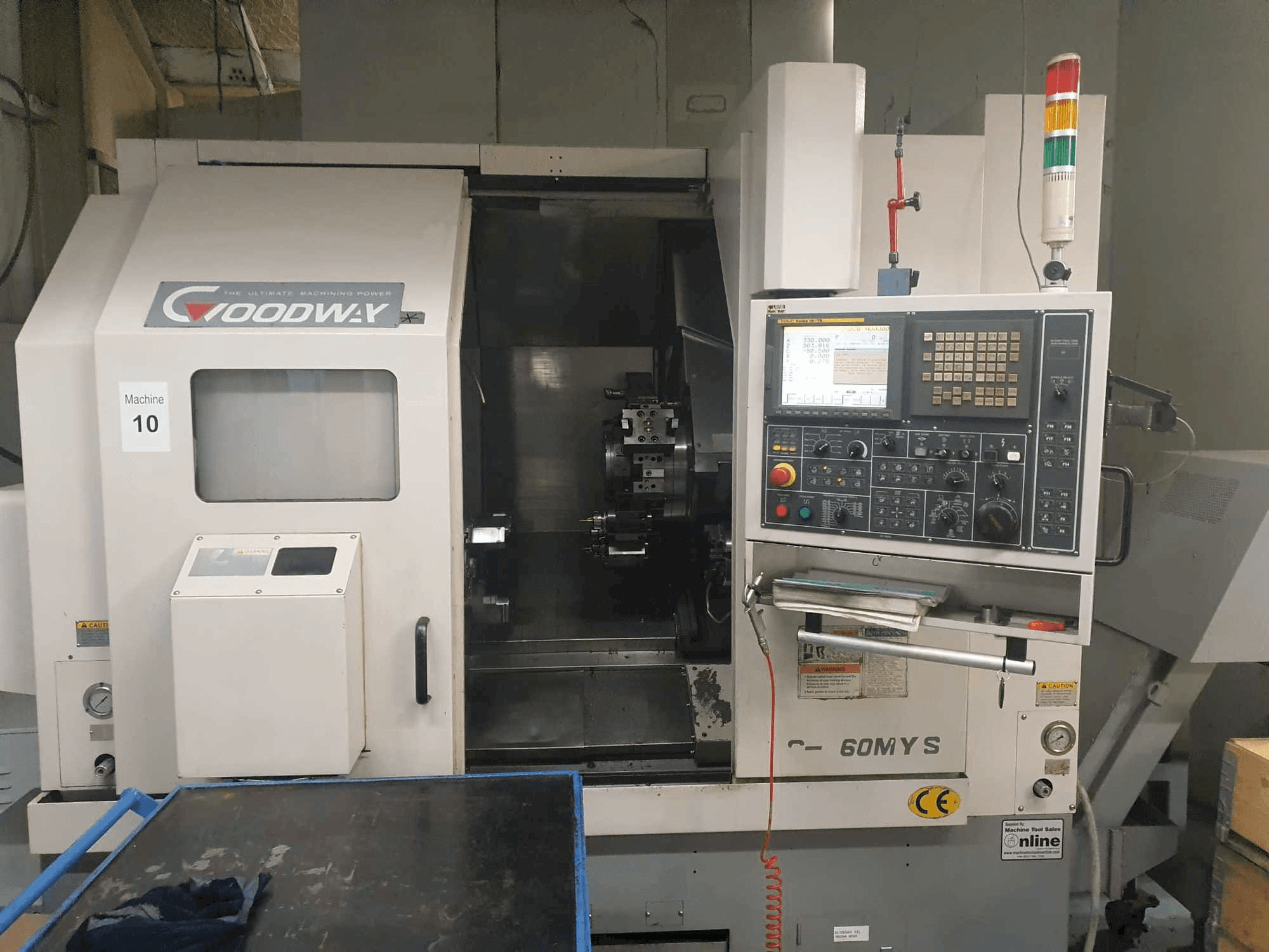 Vista Frontal da Goodway GS-260MYS máquina
