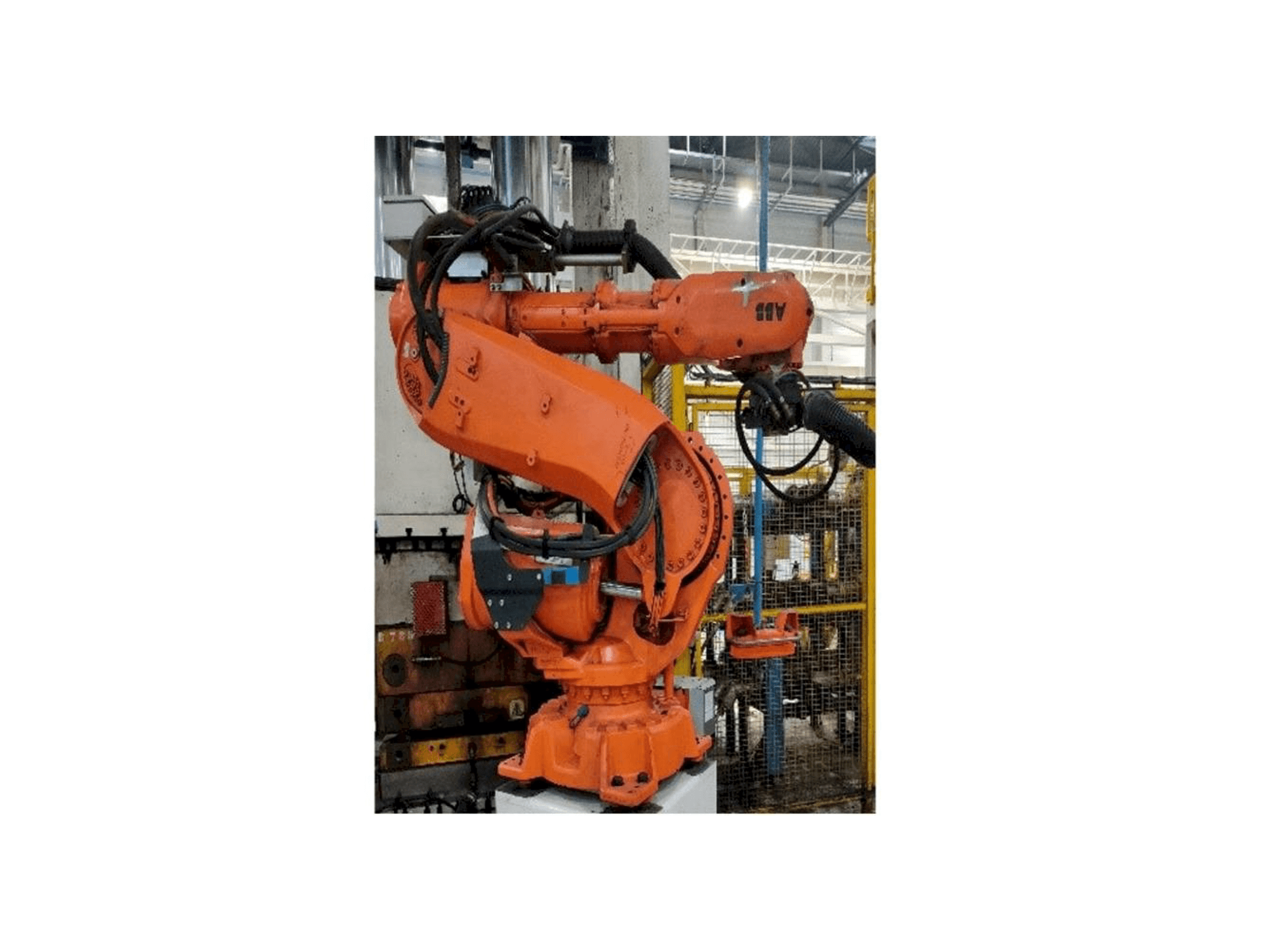 Vista Frontal da ABB IRB 6640-185/2.8 máquina