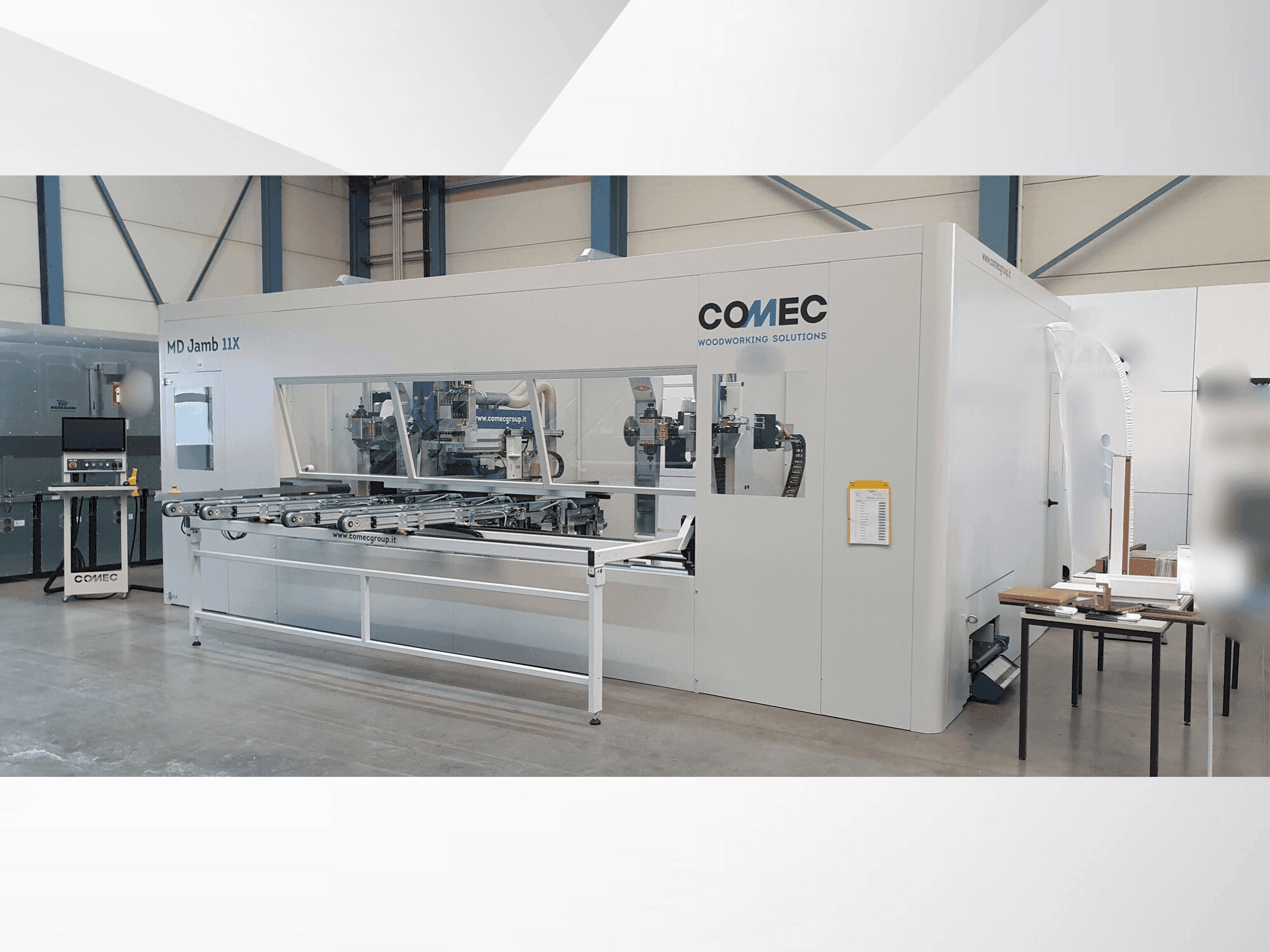 Vista Frontal da COMEC MD JAM máquina