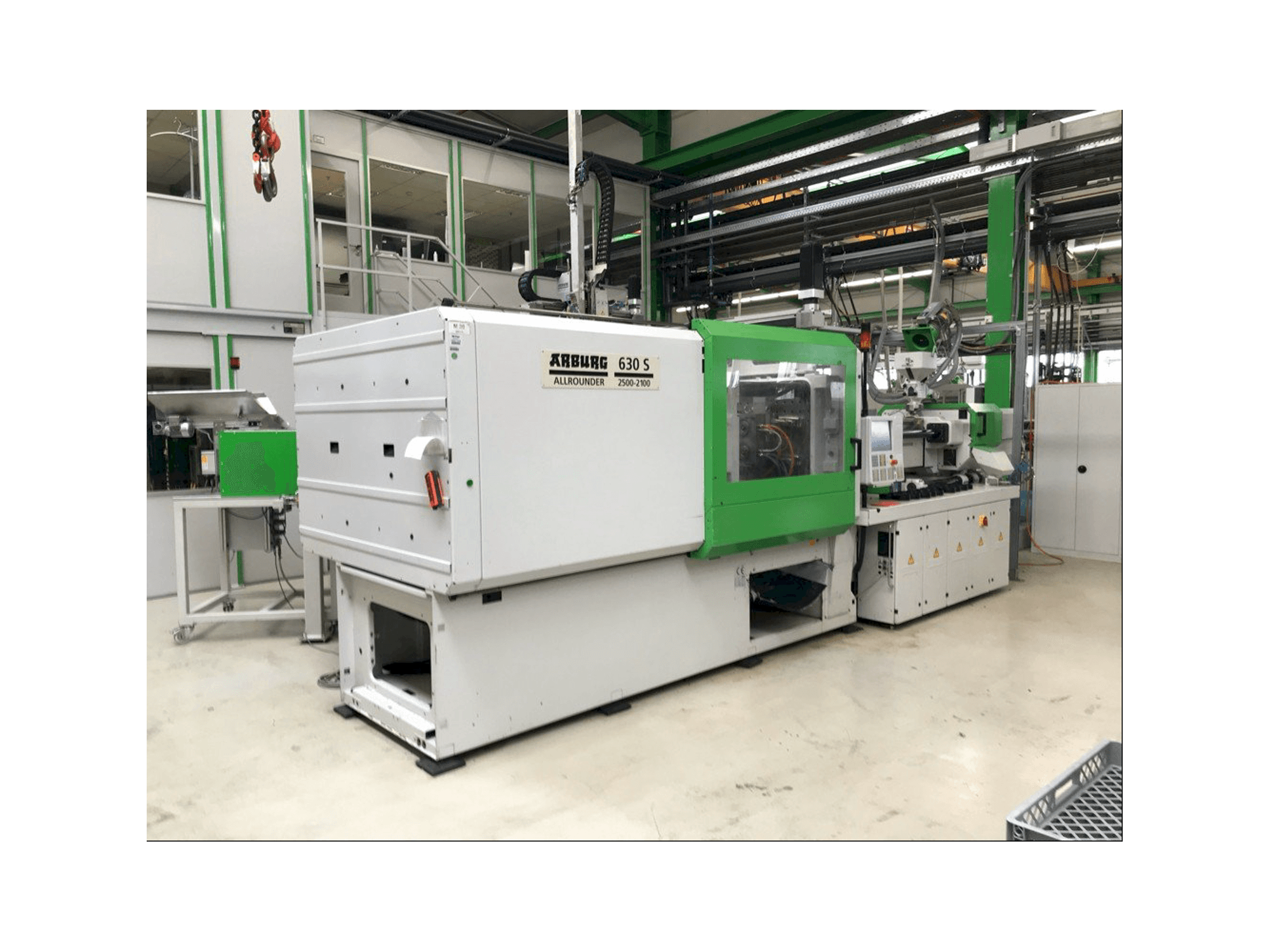 Vista Frontal da Arburg 630 S 2500-2100 máquina